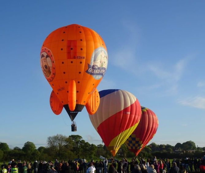 Hot air balloons will take to the sky.