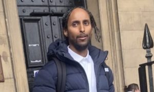 Abdalla Ali at a 2022 hearing in Perth Sheriff Court.