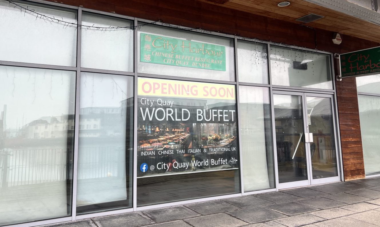 The new buffet will open in the former City Harbour restaurant at City Quay. Image: Ellidh Aitken/DC Thomson