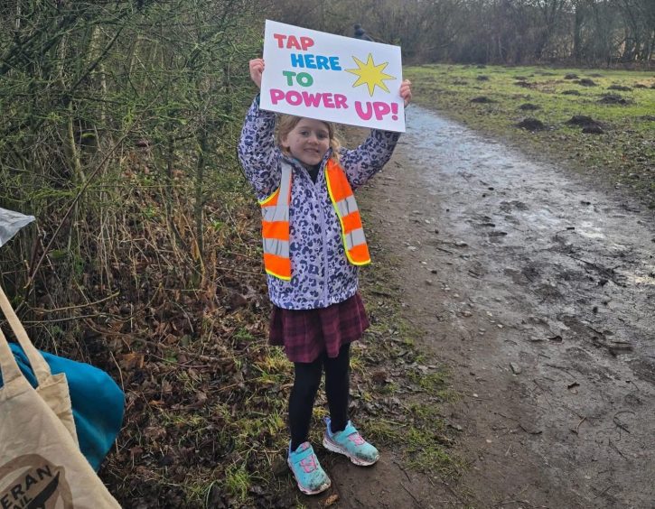 Encouragement for Forfar Loch parkrunners.