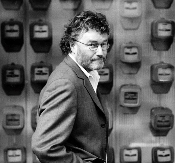 Author Iain Banks.