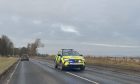 Police near Aberbothrie Road, between Coupar Angus and Alyth.