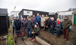 Members of the Clepington Gardens Allotment Association.