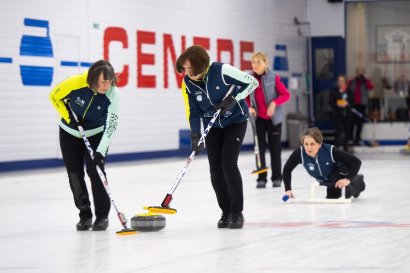 Scottish Seniors curling championships at Forfar.