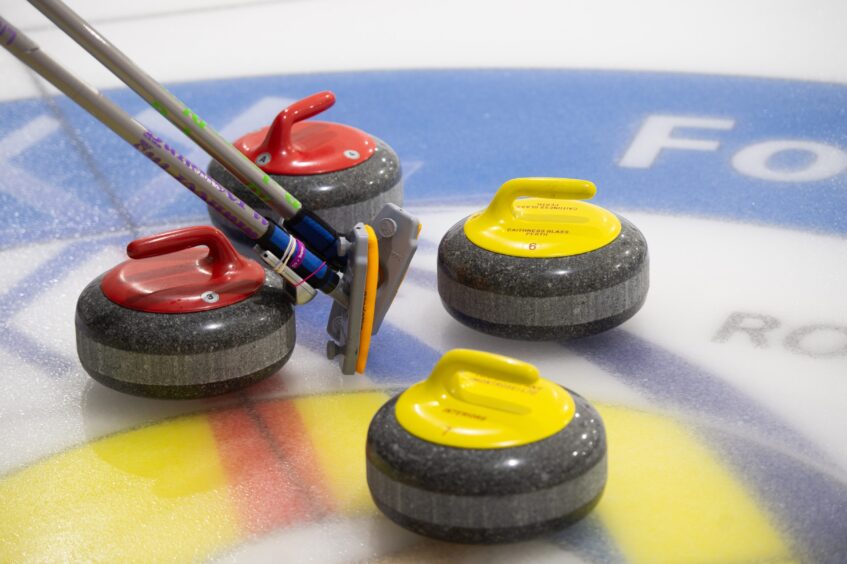Scottish Seniors curling championships at Forfar.