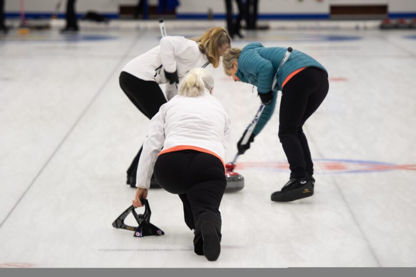 Scottish Seniors curling championships at Forfar.
