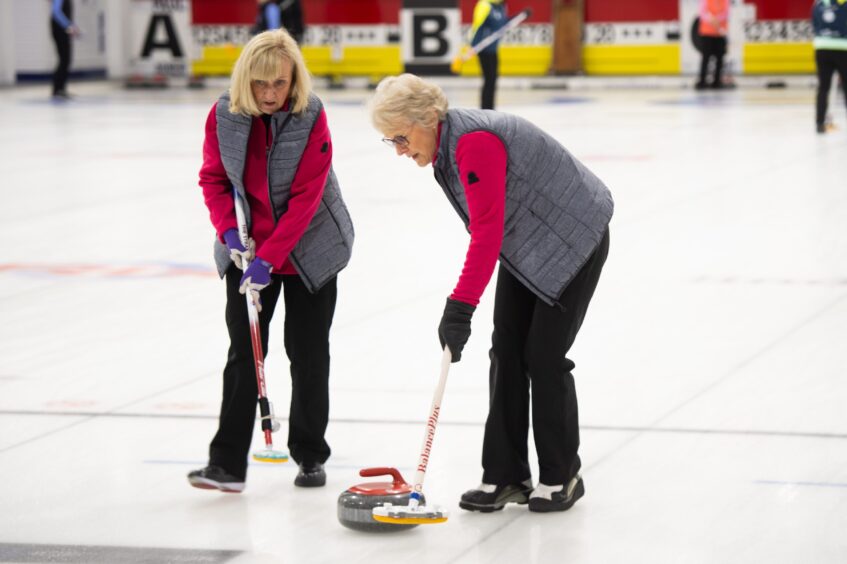 Scottish Seniors curling championships at Forfar.