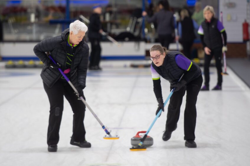 Scottish Seniors curling championships at Forfar.