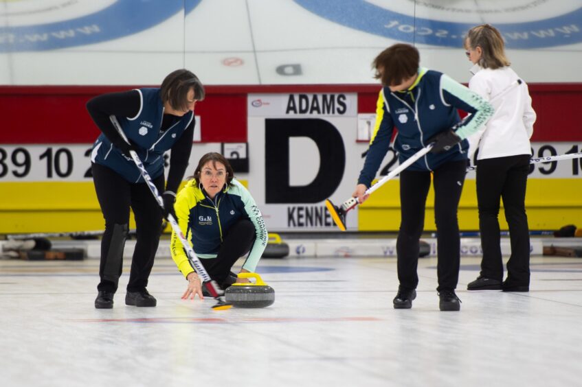 Scottish Seniors curling championships at Forfar.