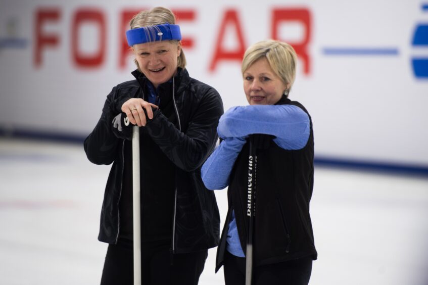 Scottish Seniors curling championships at Forfar.