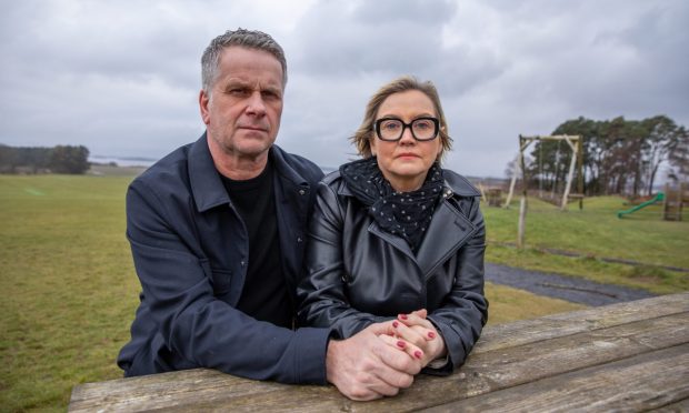 James and Sharon Menzies say Fife Council lied to them about their adopted son's history. Image: Kenny Smith/DC Thomson