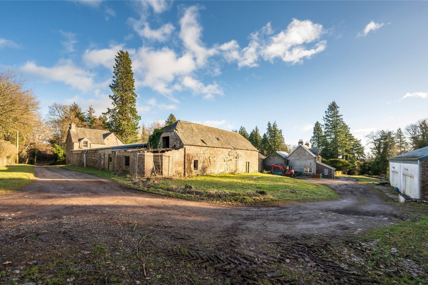 Farm buildings.