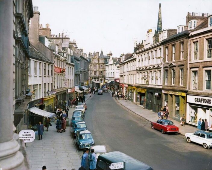 Arbroath High Street in 1969. 