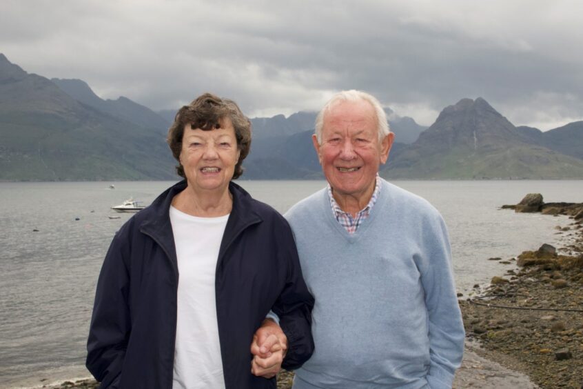 Stewart MacLeod with his wife Margaret.