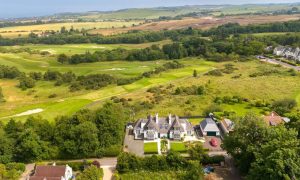 Aerial view of Mid Brae.