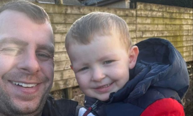 James Forbes, 36, and his son, also James, 3, have been reported missing from Perth. Image: Police Scotland