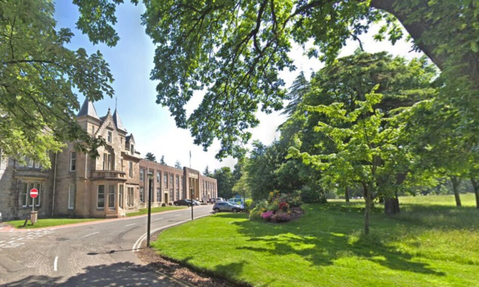 Stirling Council HQ at Old Viewforth. 