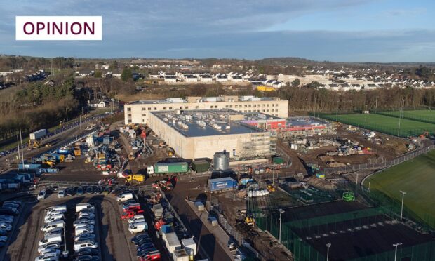 East End Community Campus is under construction. Image: DC Thomson