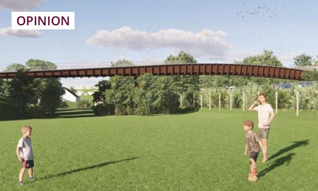 The final design of the bridge is expected to be competed by March. Image: Dundee City Council