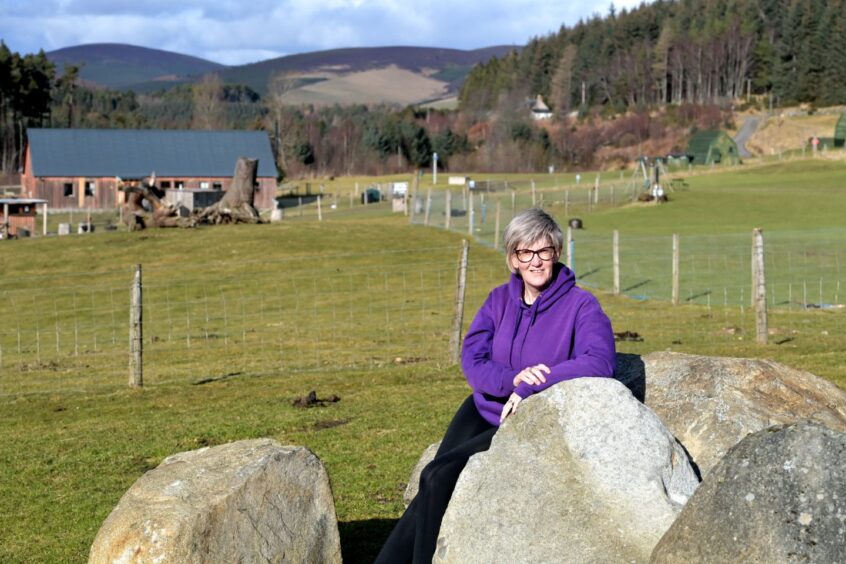 Four in a Bed winner Pam Taylor, who owns Cairngorms Glamping in Aberdeenshire.