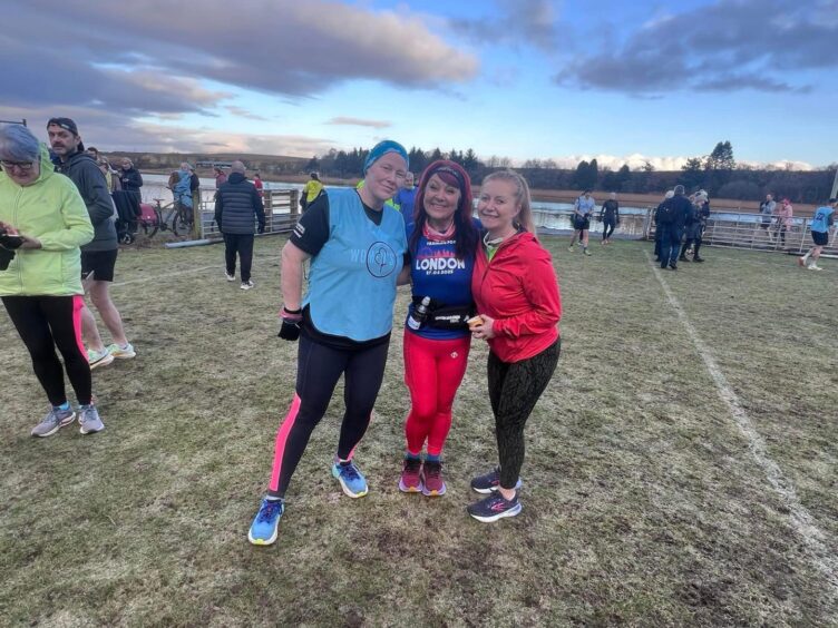 Forfar Loch parkrun third birthday.