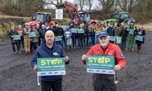 Farmers stand united in protest, with tractors and bold messages leading the charge through Perth and beyond. Image: Richard Wilkins