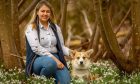 Erin with one of her Corgis