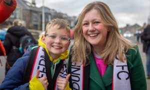 On February 1st, passionate fans filled East End Park for the highly anticipated Fife Derby, with Dunfermline Athletic claiming victory over Raith Rovers in a thrilling clash. Image: Steve Brown/DC Thomson