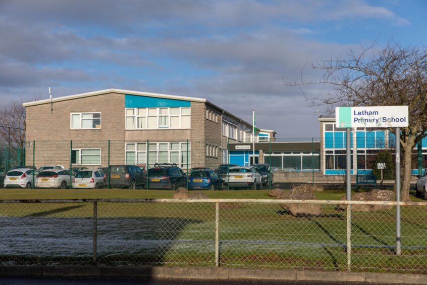 Letham Primary School in Perth. 