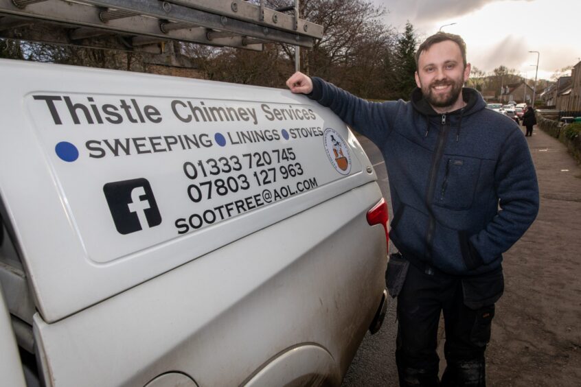 Chimney sweep Marcus Casement.