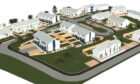 A projection of how the affordable housing site could look. Image: Stirling Council