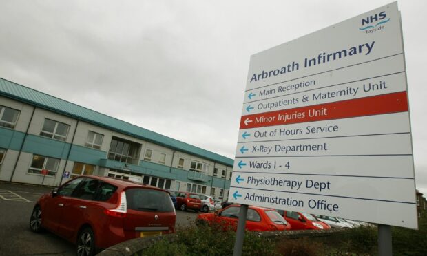 Arbroath Infirmary MIIU is one of two in Angus. Image: DC Thomson