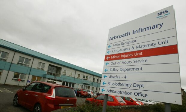 Arbroath Infirmary MIIU is one of two in Angus. Image: DC Thomson