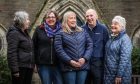 Elders of Broughty Ferry Parish Church, l to r, Fiona Anderson, Kate Dean, Rev Lorna Tunstall, treasurer Gordon Coupar, and Joyce McIntosh.  Image: Mhairi Edwards/DC Thomson