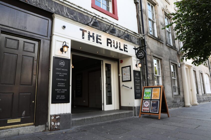 Exterior of The Rule in St Andrews.