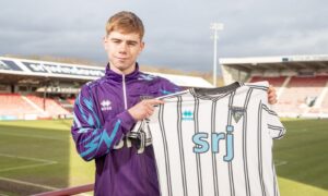 New Dunfermline recruit Keith Bray at East End Park. Image: Craig Brown/Dunfermline Athletic FC