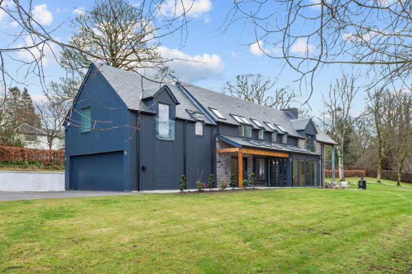 The Dunblane home features an integral double garage. I