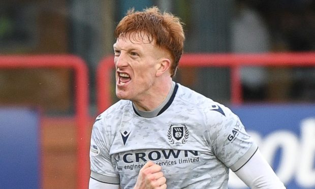 Dundee talisman Simon Murray scored yet again. Image: Euan Cherry/Shutterstock