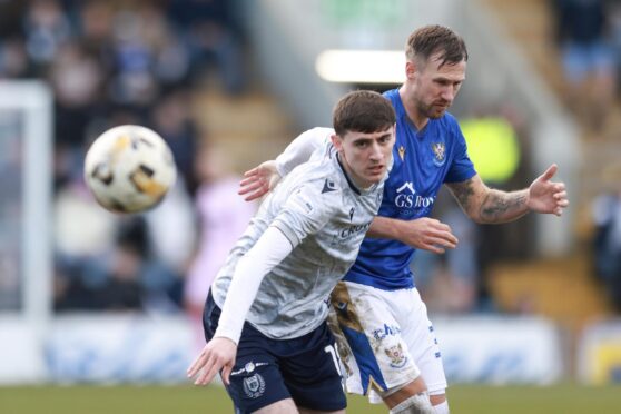 Charlie Reilly made an impact off the bench against St Johnstone. Image: David Young/Shutterstock