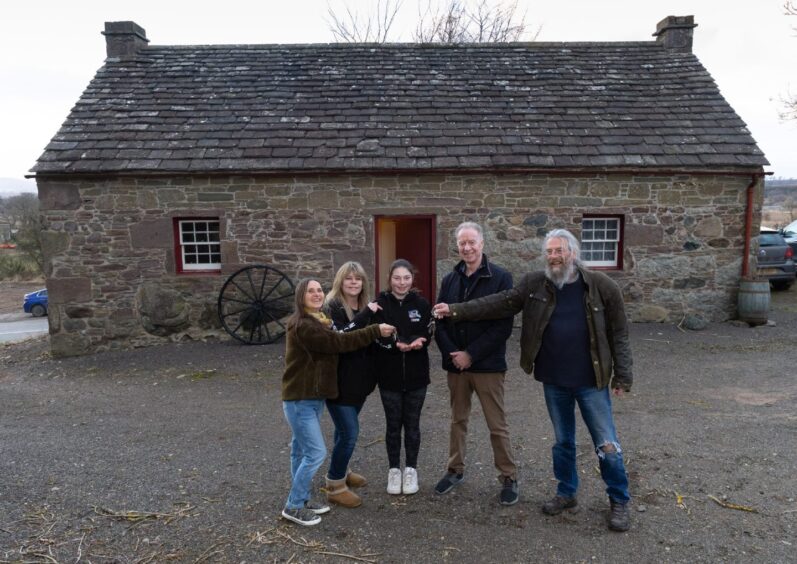 New owners for Netgherton Cottage ancestral home of the Davidson family near Brechin.