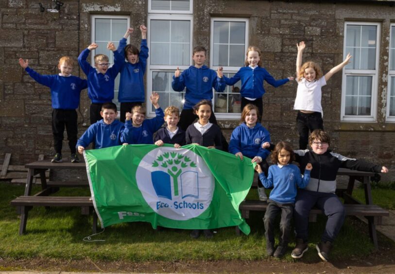 Aberlemno primary school in Angus.