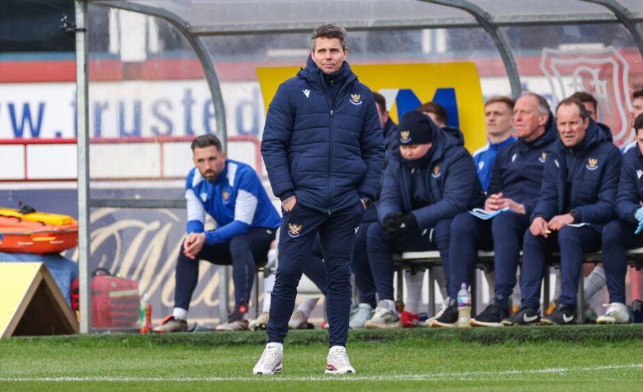 Simo Valakari at Dens Park.