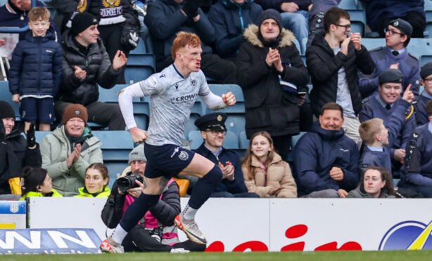 Simon Murray celebrates