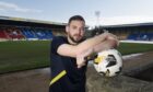 Drey Wright during a St Johnstone photocall.