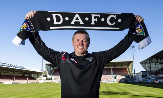 Neil Lennon is unveiled to the media as the new manager of Dunfermline Athletic. Image: Paul Devlin/SNS