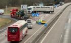 The southbound carriageway was closed for more than seven hours after the crash.