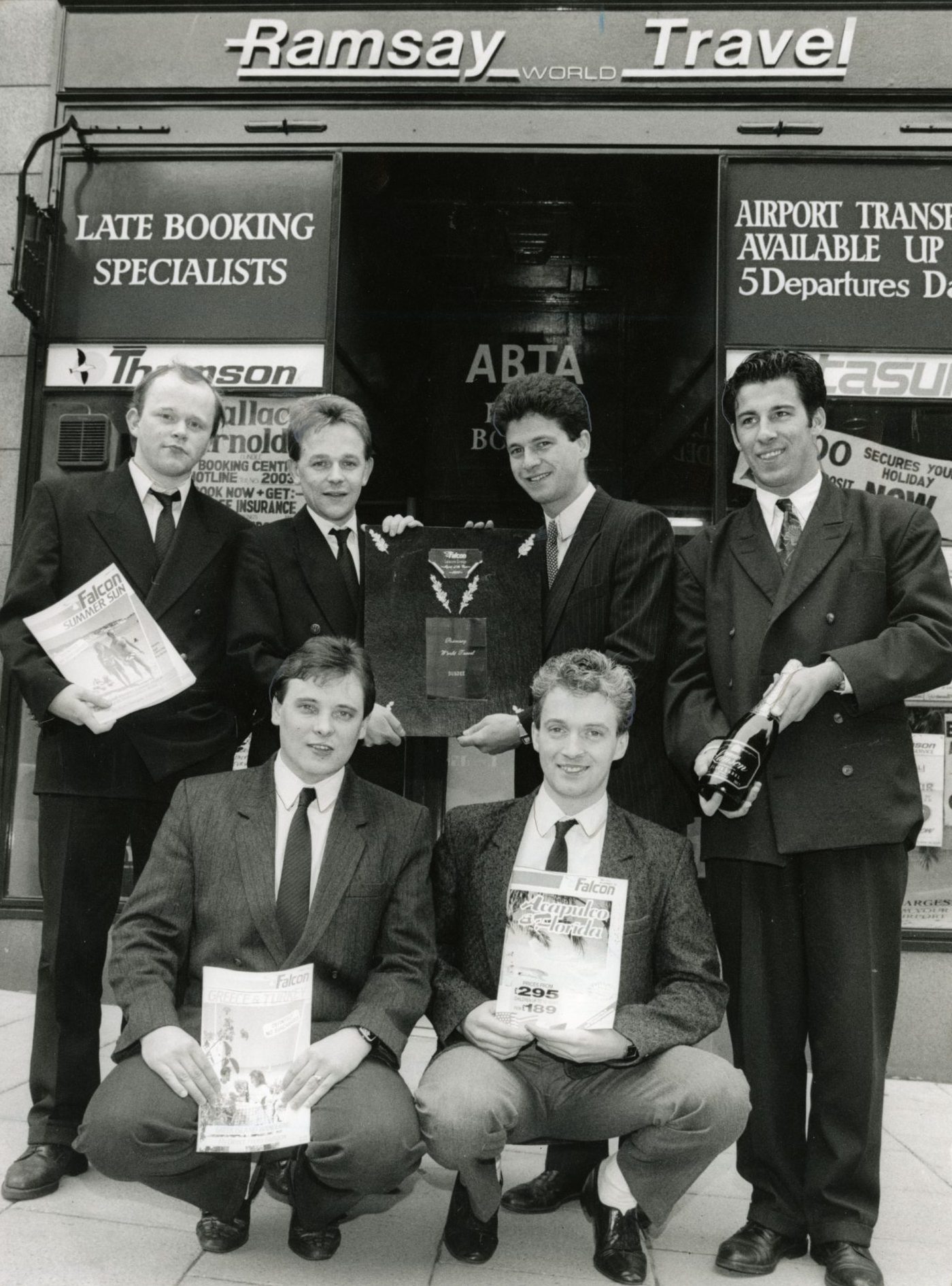 Staff from Ramsay World Travel in Dundee. 