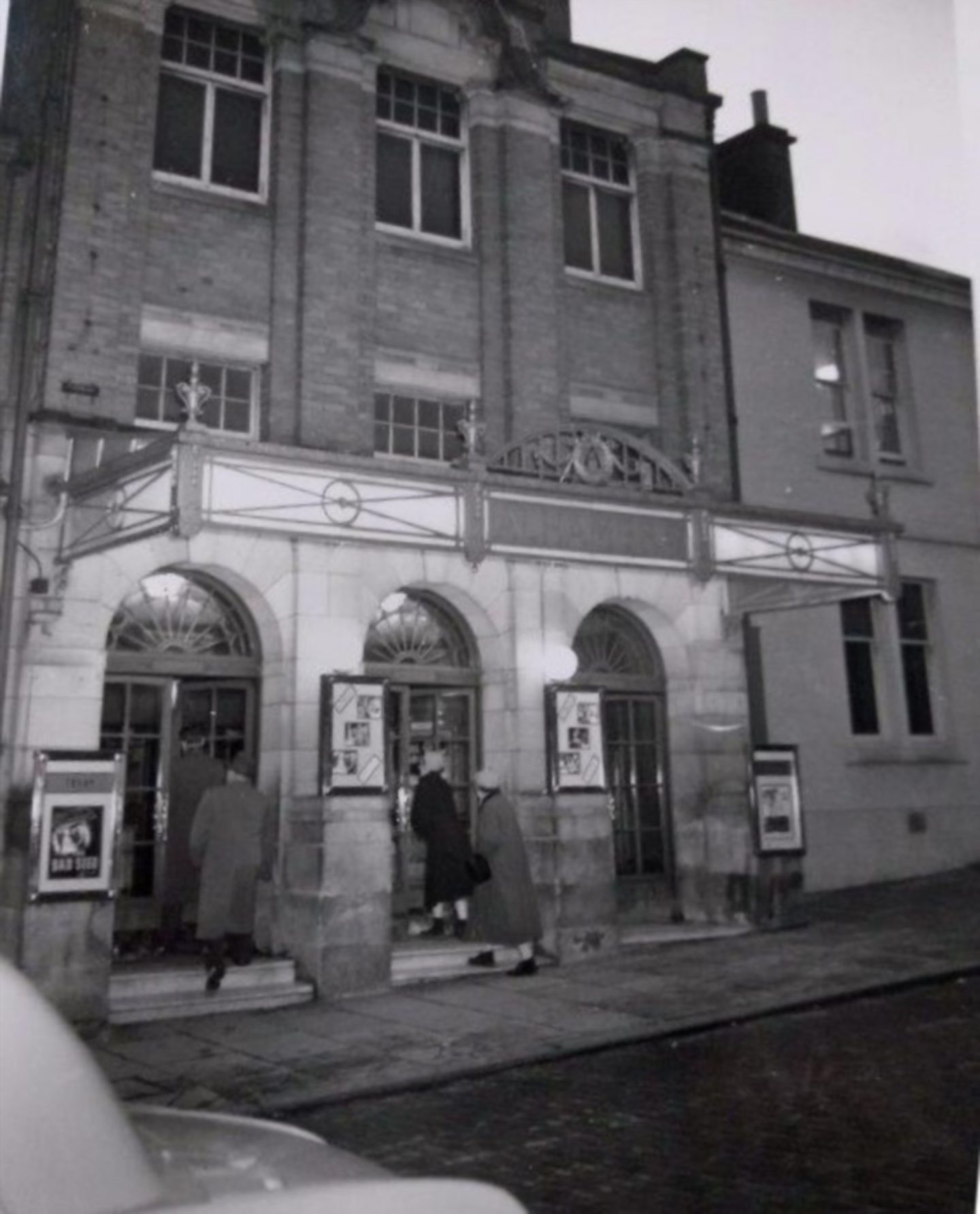 The outside of The Alhambra Theatre in the 1950s