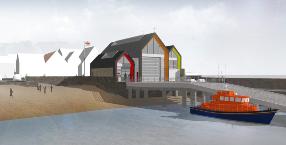 How the new Anstruther RNLI lifeboat station will look