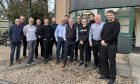 BSC senior partner David Keith (second from right) with the rest of the central Scotland team at the new office. Image: Bracewell Stirling Consulting